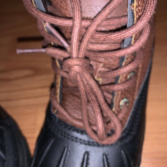 Levis Boys Size 3.5 Winter Snow Duck Boots Brown Tones Casual - Picture 3 of 8